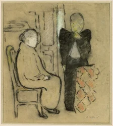 Mère et fille, vers 1892