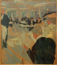 Scène de café
