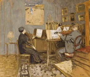Le concert matinal, place Vintimille, 1937-1938