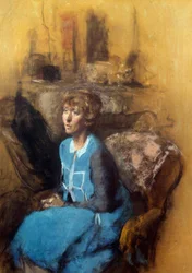 La robe bleue