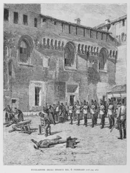 Fusillade Des Insurgés Du 6 Février (gravure)