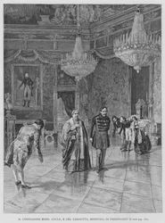 Le Confesseur Mons Cocle, et Del Carretto, Ministre, de Ferdinand II