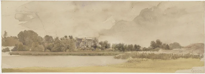 Le lac Amtssee et le monastère de Chorin