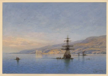 Le château de Miramare, dans la baie de Grignano, près de Trieste