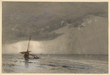 Intempéries sur la côte de Ceylan