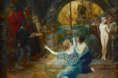 Fontaine de jouvence, vers 1890 (huile sur toile)