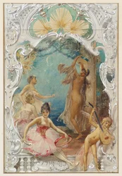 Danse (Esquisse pour une fresque au Varieté Ronacher, Vienne)