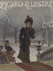 Pour les Bébés. Couverture de Le Figaro Illustré, janvier 1893