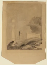 Un bateau attaché à un quai