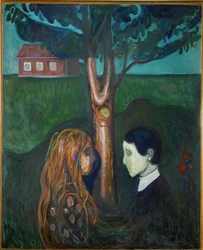 Œil dans œil (huile sur toile)