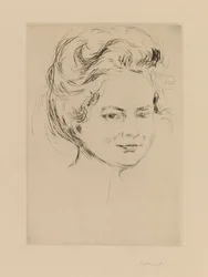 Tête de jeune fille