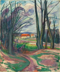 Paysage à Skoyen, années 1920