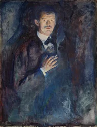 Autoportrait avec cigarette