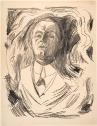 Autoportrait avec cigarette