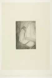 La fille à la fenêtre