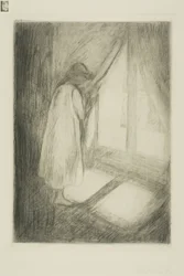 La fille à la fenêtre