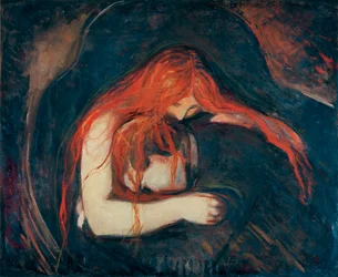 Le vampire (huile sur toile)