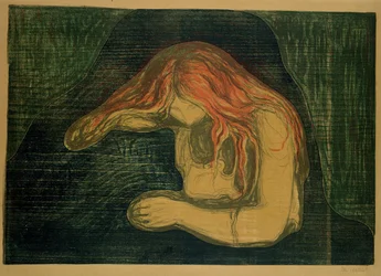 Vampire (lithographie et gravure sur bois)