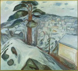 Paysage hivernal à Kragerø