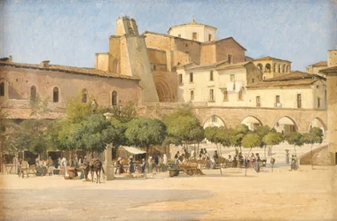 La place de Sulmona