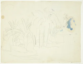 Paysage avec palmiers, Cannes
