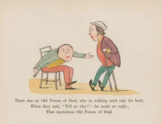 Il y avait une vieille personne de Deal, qui en marchant n
