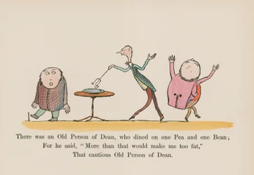 Il y avait une vieille personne de Dean, qui dînait d