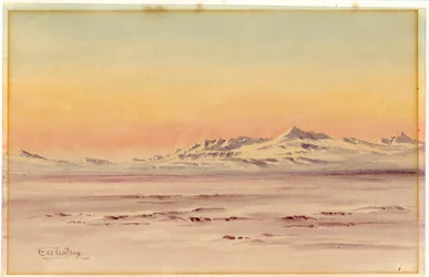 Scène côtière antarctique, 1901-04