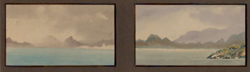 Aquarelles du carnet de Norvège, 1898-99