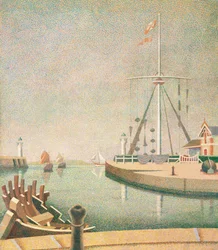 Honfleur, entrée du port