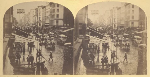 Broadway par jour de pluie