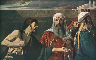 Le Remords de Judas, 1866, vers 1930