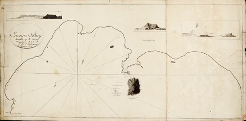 Baie de Saint-Georges relevée par Edward Bransfield, maître du HMS 