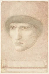 Portrait masculin - possiblement Dante ou étude pour la série Saint Georges