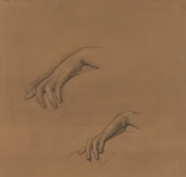 Études pour une main dans The Godhead Fires