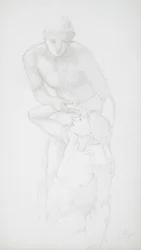 Deux nus masculins