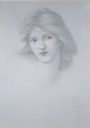 Tête Féminine : Étude pour 