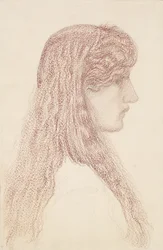 Maria Zambaco - Étude de profil