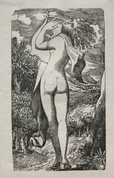 Bacchante ou Le joueur de lyre