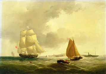 Navires au large de Ryde