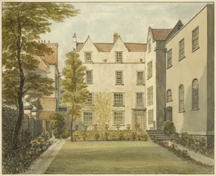 Façade du Jardin de la Pénitencerie, Magdalen Lane