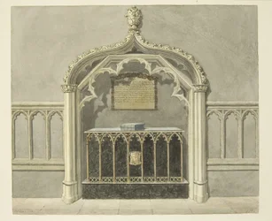 Monument à Mary Grosett dans la cathédrale de Bristol