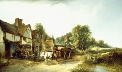 Le chariot de bois, 1845