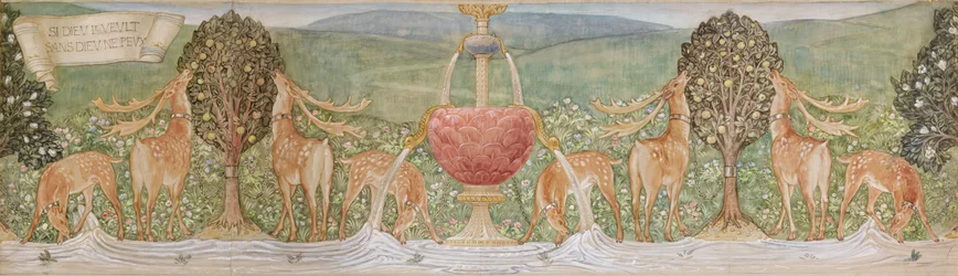 Cerf près d
