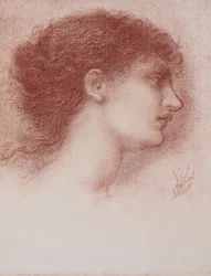 Euphrosyne Cassavetti (craie rouge)