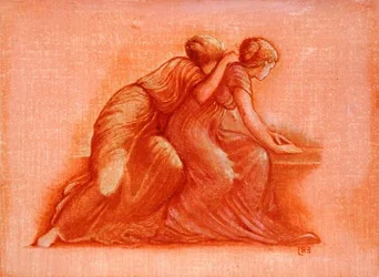 Figures sur un balcon