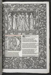 Les œuvres de Geoffrey Chaucer nouvellement imprimées avec des illustrations de Sir Edward Burne-Jones