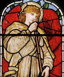 Cheddleton, Morris, Marshall, Faulkner & Co, Edward Burne-Jones, Ange trompettiste