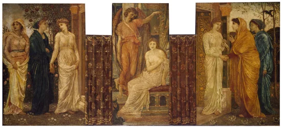 Cupidon et Psyché - Les sœurs de Psyché lui rendent visite chez Cupidon