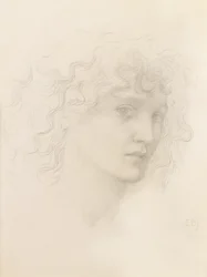 Tête de May Morris